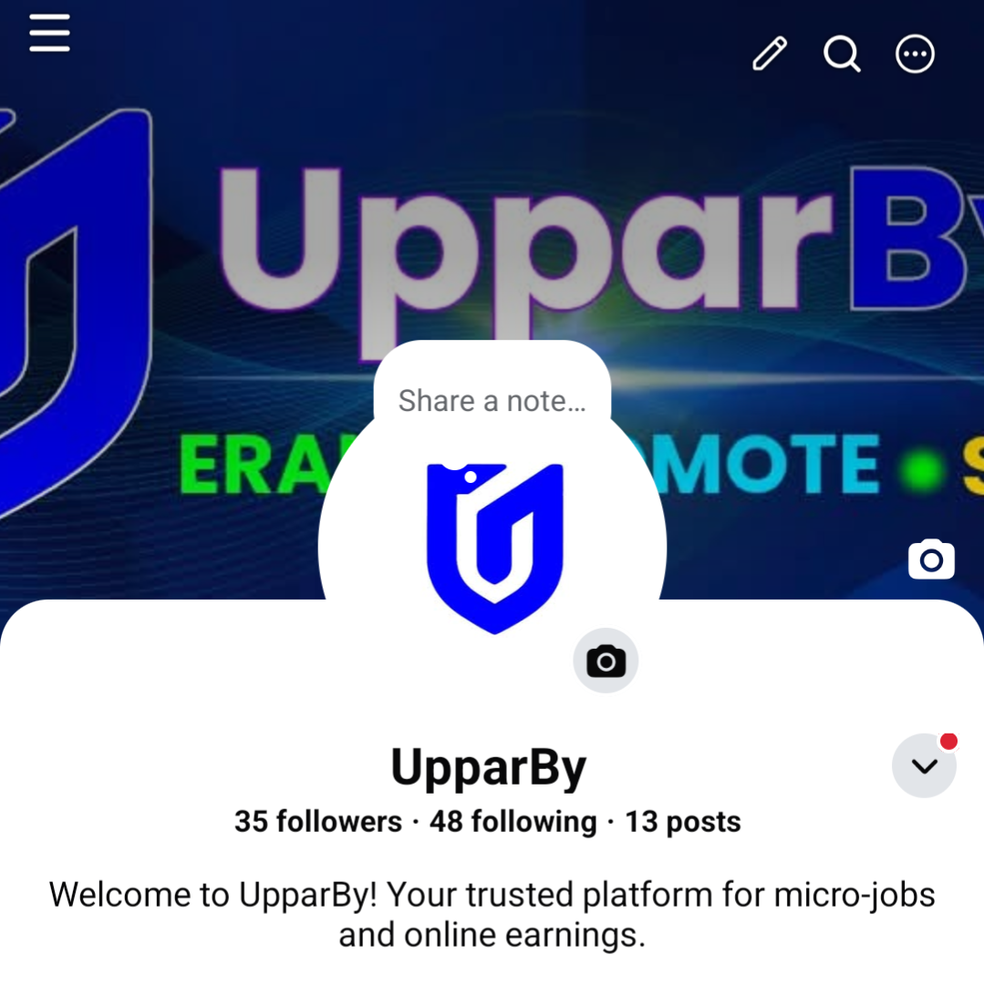Upparby পেজটি ফলো করুন